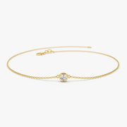 Dainty Diamond Solitaire Bracelet