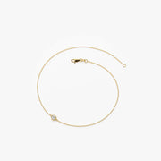 Dainty Diamond Solitaire Bracelet