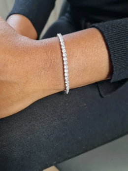 Tennis Bracelet adjustable 4mm