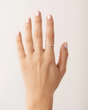 Single Prong Diamond Ring