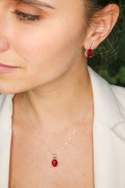 Ruby earing