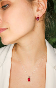 Ruby earing