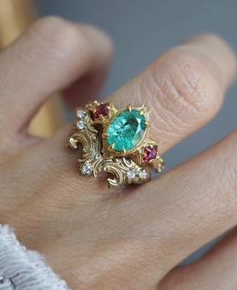 Imperial Emerald Ring