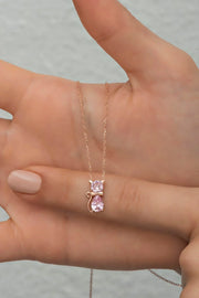 Blushing Cat Pendant