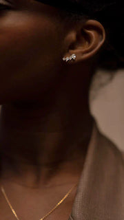 Earing gold Plated