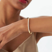 Luxurious Cluster Diamond Bangle