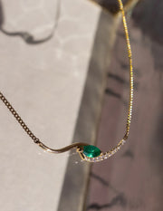 Emerald Marquise Fluid Wave