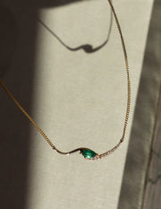 Emerald Marquise Fluid Wave