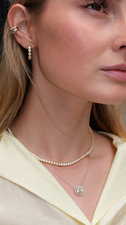 yellow zurcon necklace