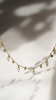 Marquise and round Necklace