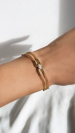Double chain Bracelets