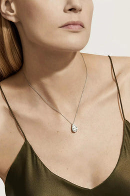 Sparkling Teardrop Necklace