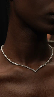 Vera Tennis Necklace