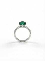 Emerald Love Ring