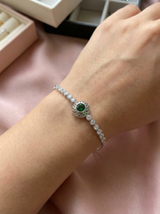 Oldy Emerald Tennis Bracelet