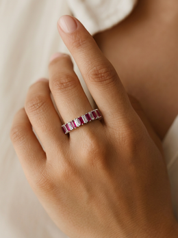 Berry Ice Eternity Ring