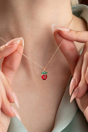 Golden Berry Necklace