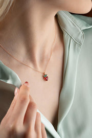 Golden Berry Necklace
