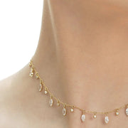 Marquise and round Necklace