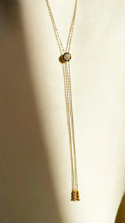 Marquise and round Necklace