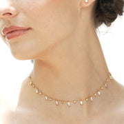 Marquise and round Necklace