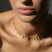 Marquise and round Necklace